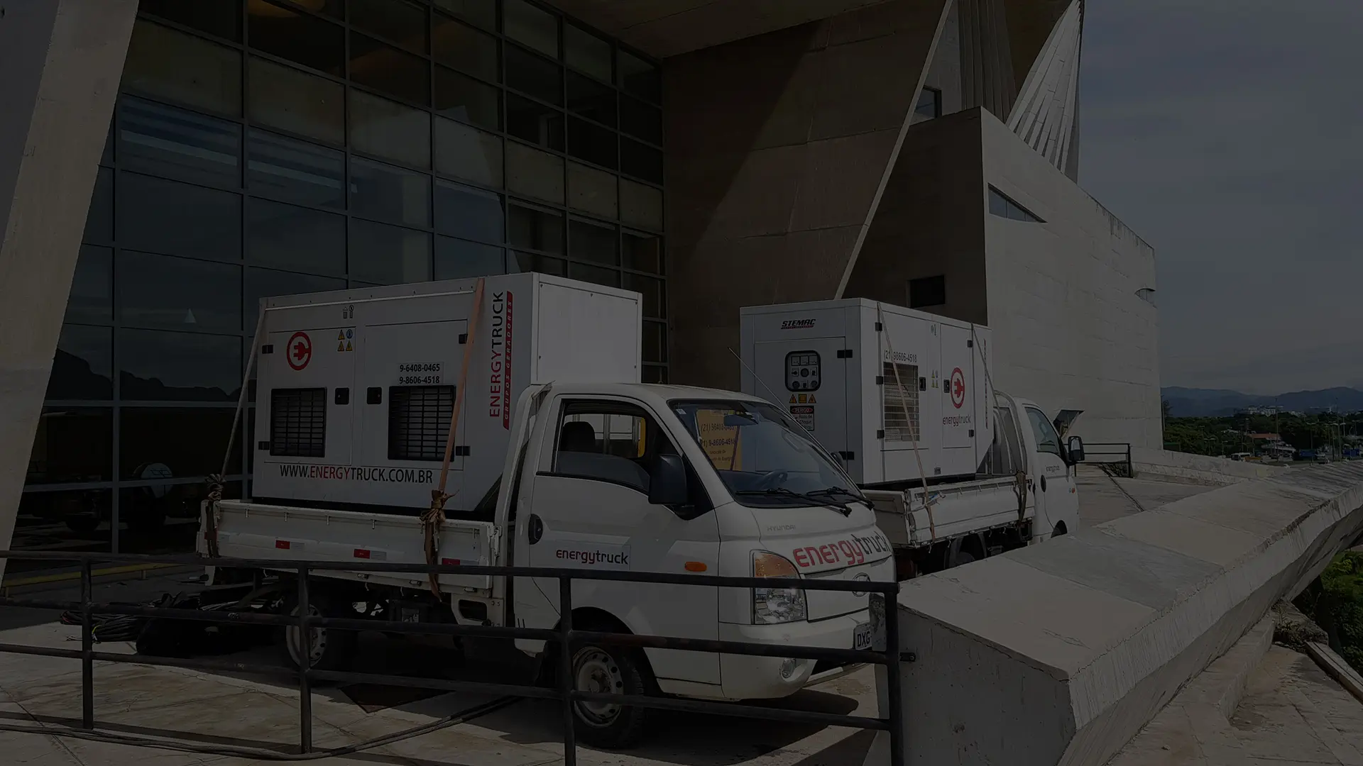 Geradores EnergyTruck instalados em operação